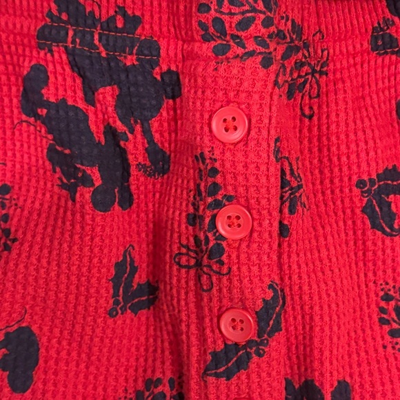 Vintage Disney Mickey Minnie Thermal Pajamas - Picture 6 of 7